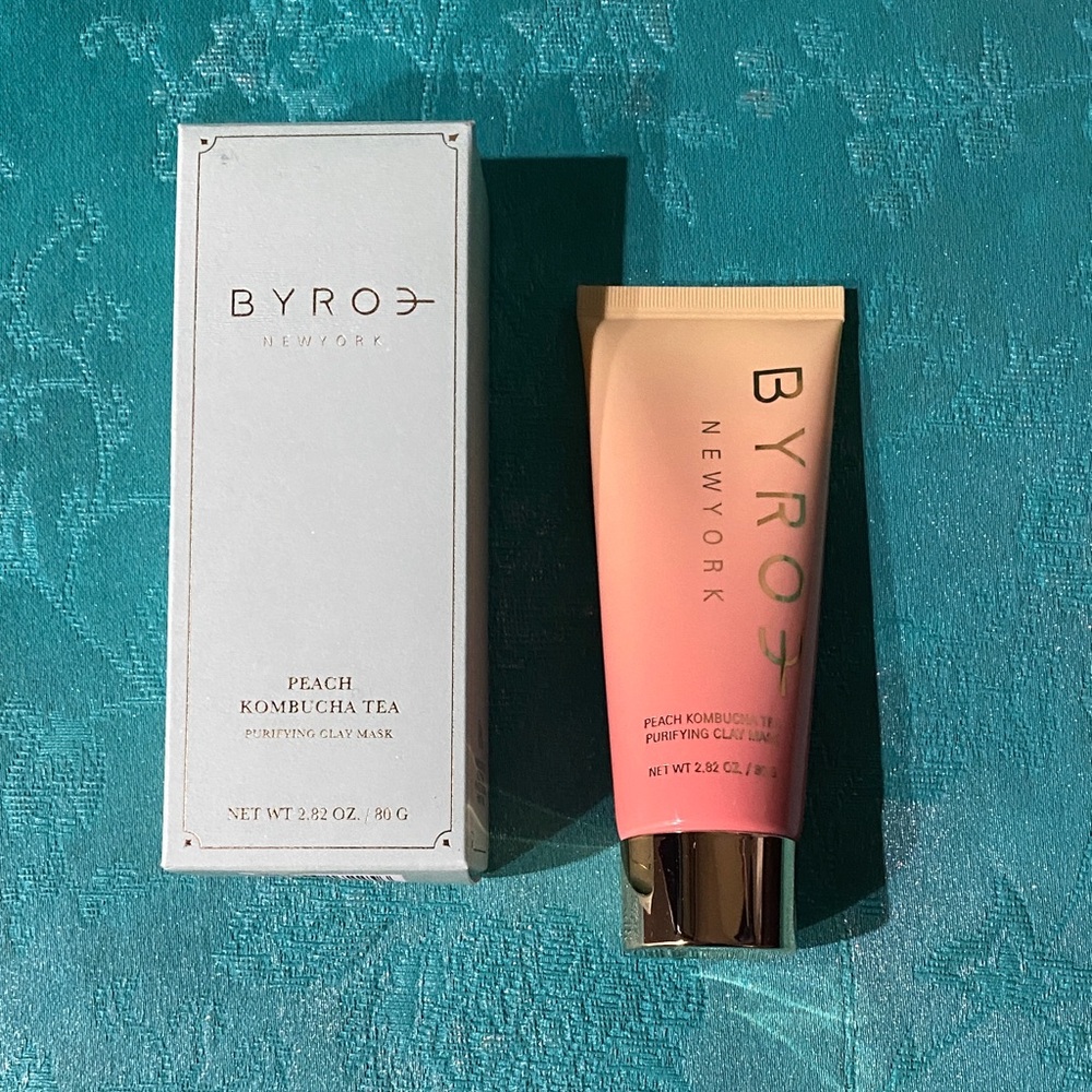 BYROE New York Peach Kombucha Tea Purifying Clay Mask
